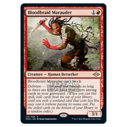 Magic The Gathering - Modern Horizons 2 - Bloodbraid Marauder - 116/303