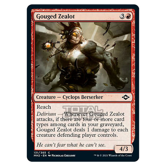 Magic The Gathering - Modern Horizons 2 - Gouged Zealot - 131/303