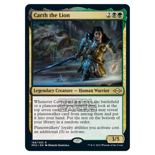 Magic The Gathering - Modern Horizons 2 - Carth the Lion - 189/303