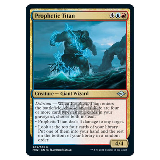 Magic The Gathering - Modern Horizons 2 - Prophetic Titan - 209/303