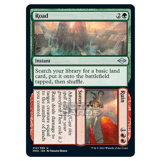 Magic The Gathering - Modern Horizons 2 - Road // Ruin - 212/303