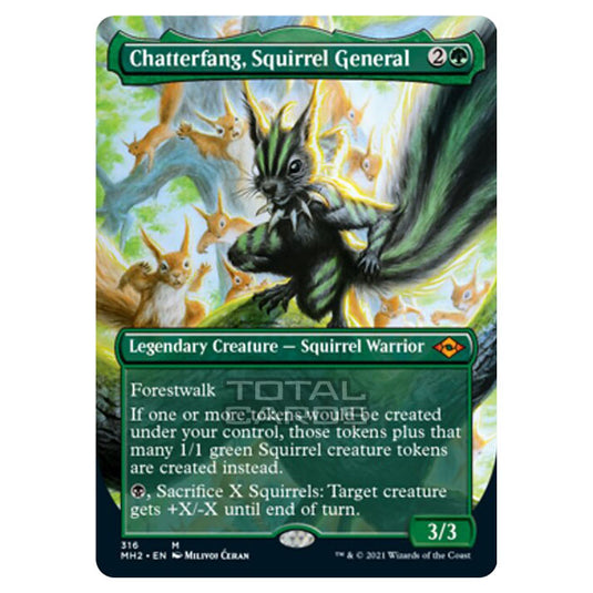 Magic The Gathering - Modern Horizons 2 - Chatterfang, Squirrel General - 316/303