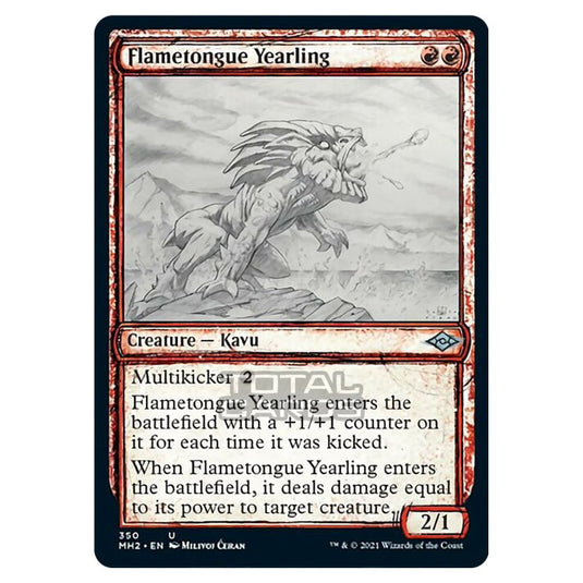 Magic The Gathering - Modern Horizons 2 - Flametongue Yearling - 350/303