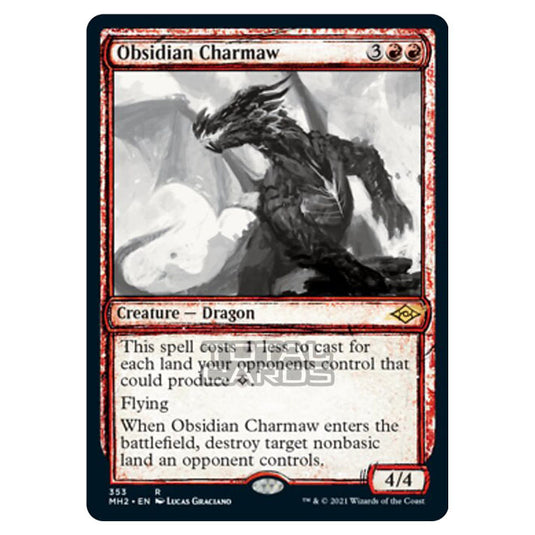 Magic The Gathering - Modern Horizons 2 - Obsidian Charmaw - 353/303