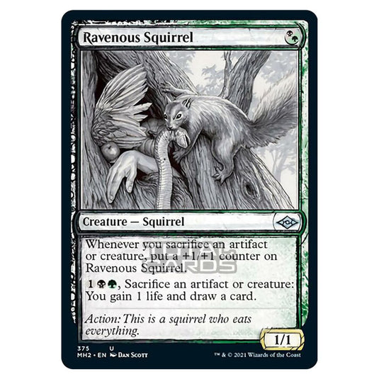 Magic The Gathering - Modern Horizons 2 - Ravenous Squirrel - 375/303