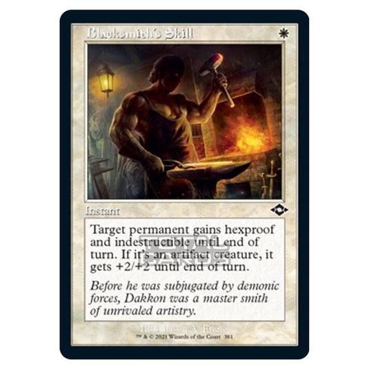 Magic The Gathering - Modern Horizons 2 - Blacksmith's Skill - 381/303