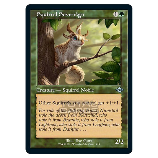 Magic The Gathering - Modern Horizons 2 - Squirrel Sovereign - 415/303