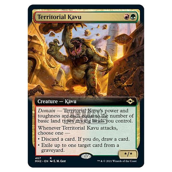 Magic The Gathering - Modern Horizons 2 - Territorial Kavu - 467/303 Magic The Gathering - Modern Horizons 2 - Territorial Kavu - 467/303