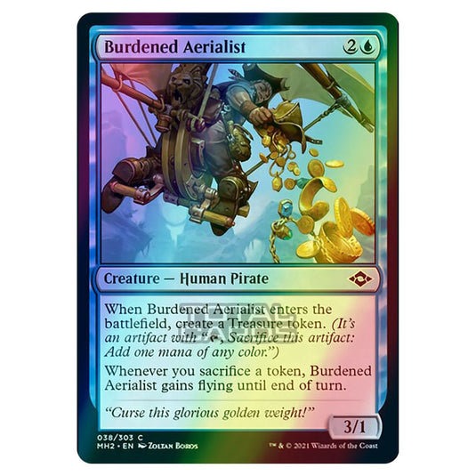 Magic The Gathering - Modern Horizons 2 - Burdened Aerialist - 38/303 (Foil)