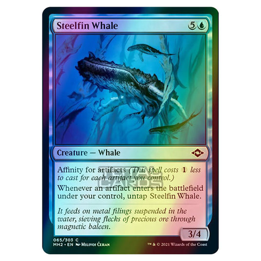 Magic The Gathering - Modern Horizons 2 - Steelfin Whale - 65/303 (Foil)