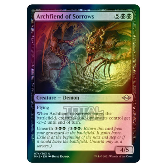 Magic The Gathering - Modern Horizons 2 - Archfiend of Sorrows - 74/303 (Foil)