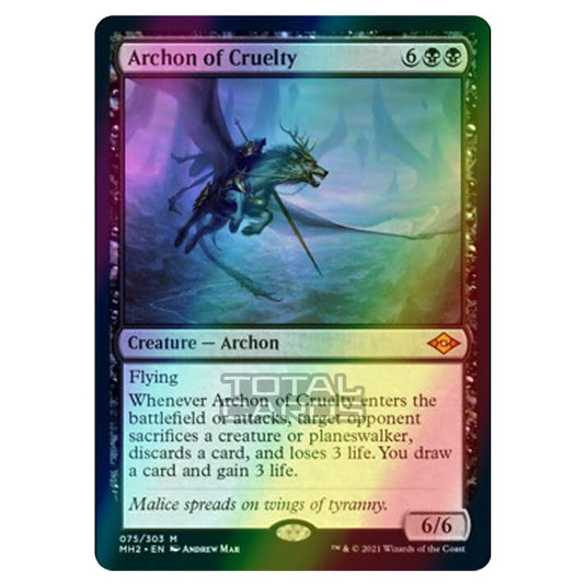 Magic The Gathering - Modern Horizons 2 - Archon of Cruelty - 75/303 (Foil)