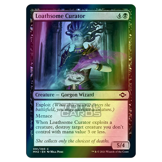 Magic The Gathering - Modern Horizons 2 - Loathsome Curator - 91/303 (Foil)