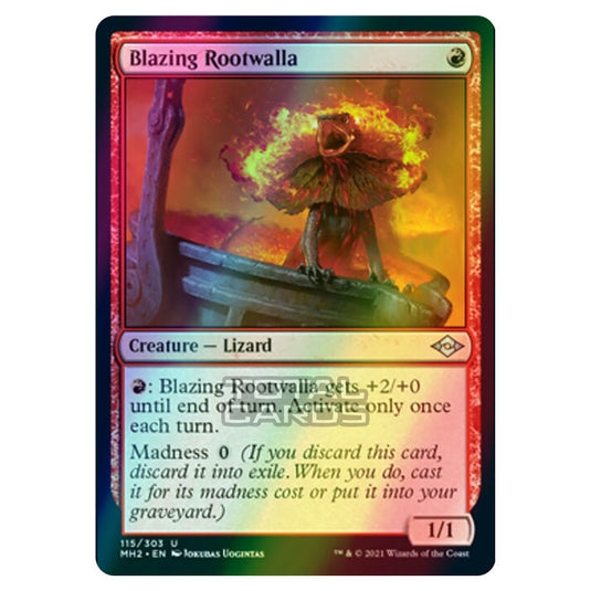 Magic The Gathering - Modern Horizons 2 - Blazing Rootwalla - 115/303 (Foil)