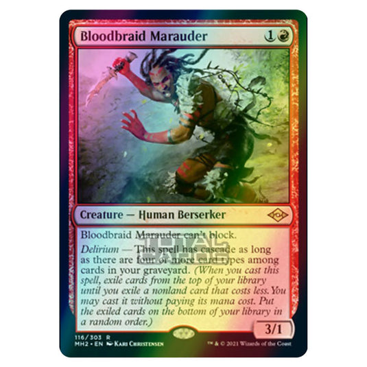 Magic The Gathering - Modern Horizons 2 - Bloodbraid Marauder - 116/303 (Foil)