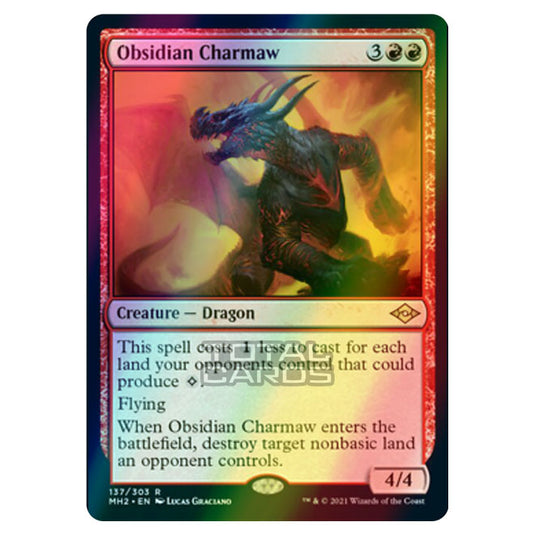 Magic The Gathering - Modern Horizons 2 - Obsidian Charmaw - 137/303 (Foil)