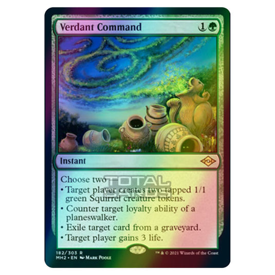 Magic The Gathering - Modern Horizons 2 - Verdant Command - 182/303 (Foil)