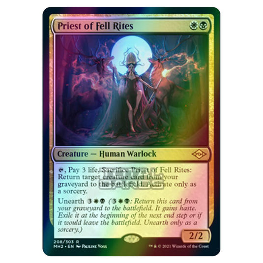 Magic The Gathering - Modern Horizons 2 - Priest of Fell Rites - 208/303 (Foil)