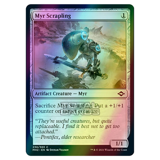 Magic The Gathering - Modern Horizons 2 - Myr Scrapling - 230/303 (Foil)