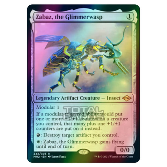 Magic The Gathering - Modern Horizons 2 - Zabaz, the Glimmerwasp - 243/303 (Foil)