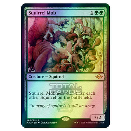 Magic The Gathering - Modern Horizons 2 - Squirrel Mob - 286/303 (Etched Foil)