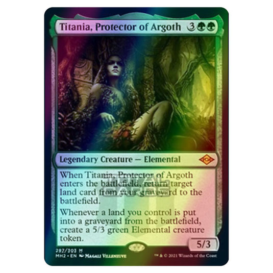 Magic The Gathering - Modern Horizons 2 - Titania, Protector of Argoth - 287/303 (Etched Foil)