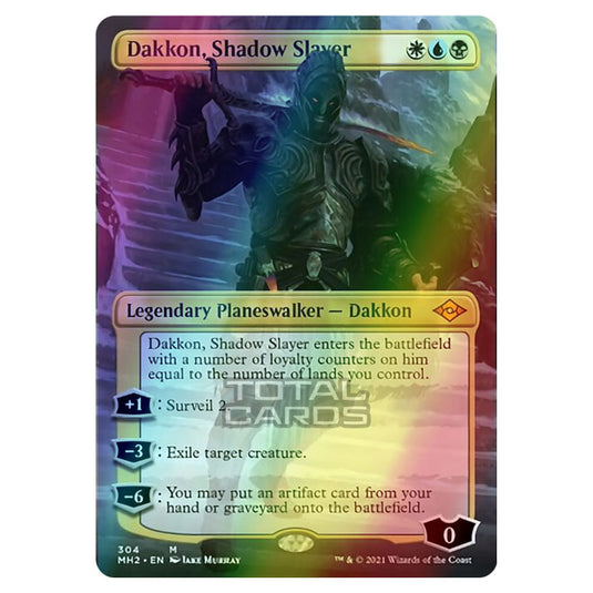 Magic The Gathering - Modern Horizons 2 - Dakkon, Shadow Slayer - 304/303 (Foil)