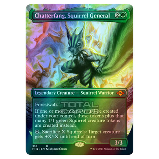 Magic The Gathering - Modern Horizons 2 - Chatterfang, Squirrel General - 316/303 (Foil)