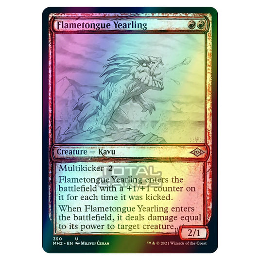 Magic The Gathering - Modern Horizons 2 - Flametongue Yearling - 350/303 (Foil)