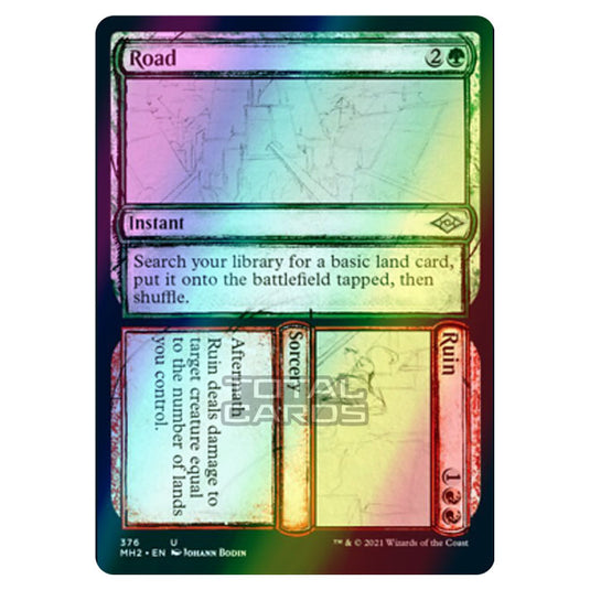 Magic The Gathering - Modern Horizons 2 - Road // Ruin - 376/303 (Foil)