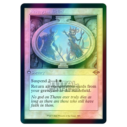Magic The Gathering - Modern Horizons 2 - Resurgent Belief - 385/303 (Etched Foil)