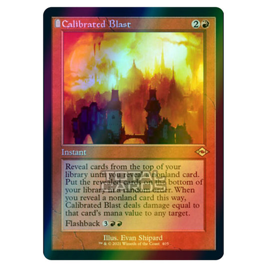 Magic The Gathering - Modern Horizons 2 - Calibrated Blast - 405/303 (Etched Foil)