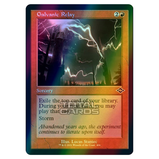Magic The Gathering - Modern Horizons 2 - Galvanic Relay - 406/303 (Etched Foil)