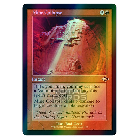Magic The Gathering - Modern Horizons 2 - Mine Collapse - 408/303 (Etched Foil)