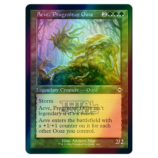 Magic The Gathering - Modern Horizons 2 - Aeve, Progenitor Ooze - 409/303 (Etched Foil)