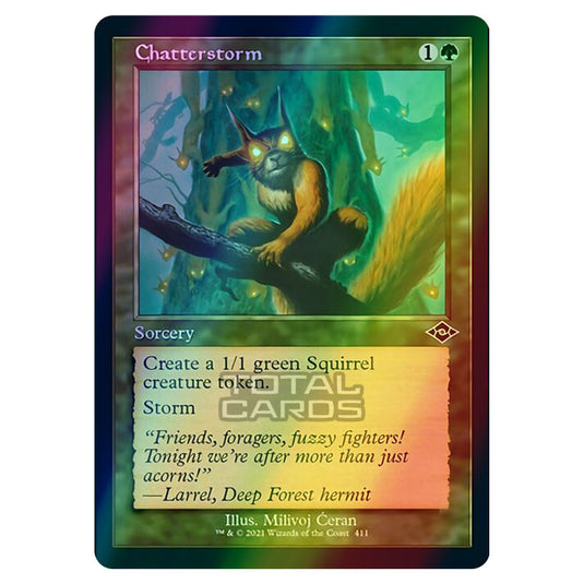 Magic The Gathering - Modern Horizons 2 - Chatterstorm - 411/303 (Etched Foil)