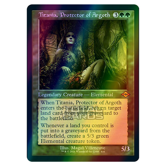 Magic The Gathering - Modern Horizons 2 - Titania, Protector of Argoth - 416/303 (Foil)