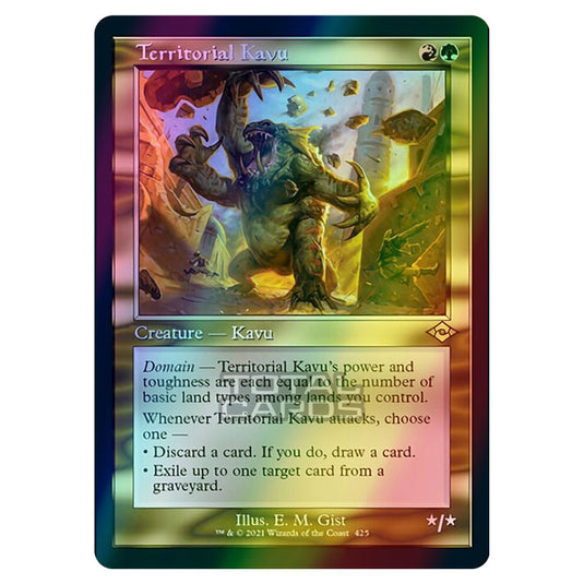 Magic The Gathering - Modern Horizons 2 - Territorial Kavu - 425/303 (Etched Foil)