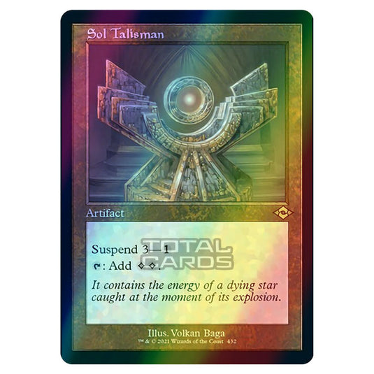 Magic The Gathering - Modern Horizons 2 - Sol Talisman - 432/303 (Etched Foil)