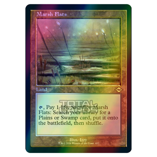 Magic The Gathering - Modern Horizons 2 - Marsh Flats - 437/303 (Etched Foil)