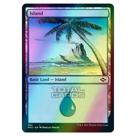Magic The Gathering - Modern Horizons 2 - Island - 484/303 (Etched Foil)
