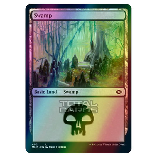 Magic The Gathering - Modern Horizons 2 - Swamp - 485/303 (Etched Foil)