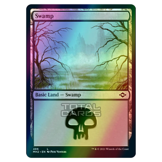 Magic The Gathering - Modern Horizons 2 - Swamp - 486/303 (Etched Foil)