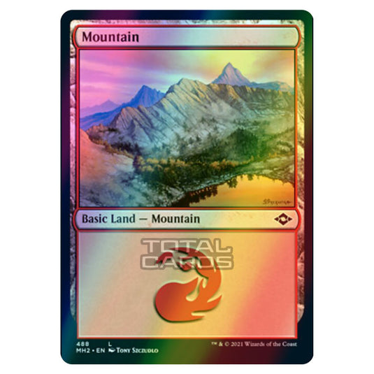 Magic The Gathering - Modern Horizons 2 - Mountain - 488/303 (Etched Foil)