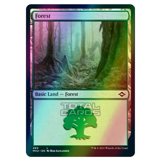Magic The Gathering - Modern Horizons 2 - Forest - 489/303 (Etched Foil)
