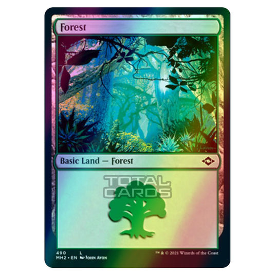 Magic The Gathering - Modern Horizons 2 - Forest - 490/303 (Etched Foil)