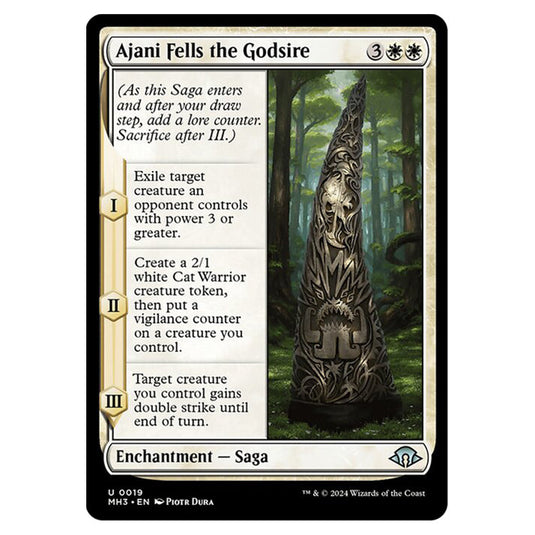 Magic The Gathering - Modern Horizons 3 - Ajani Fells the Godsire - 0019