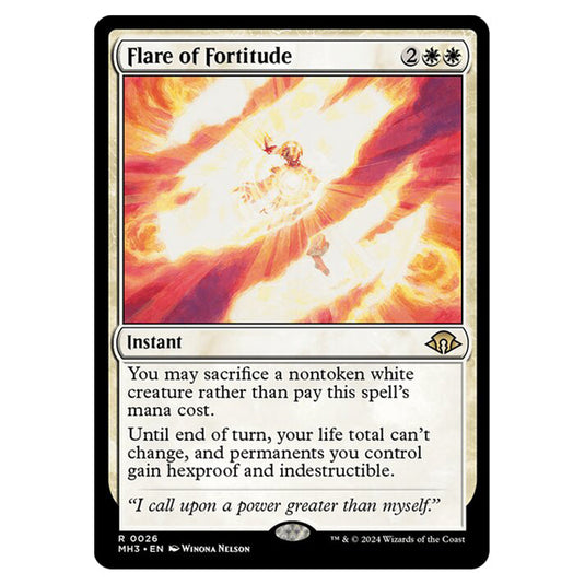 Magic The Gathering - Modern Horizons 3 - Flare of Fortitude - 0026