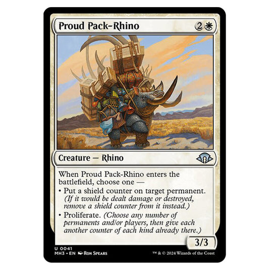 Magic The Gathering - Modern Horizons 3 - Proud Pack-Rhino - 0041