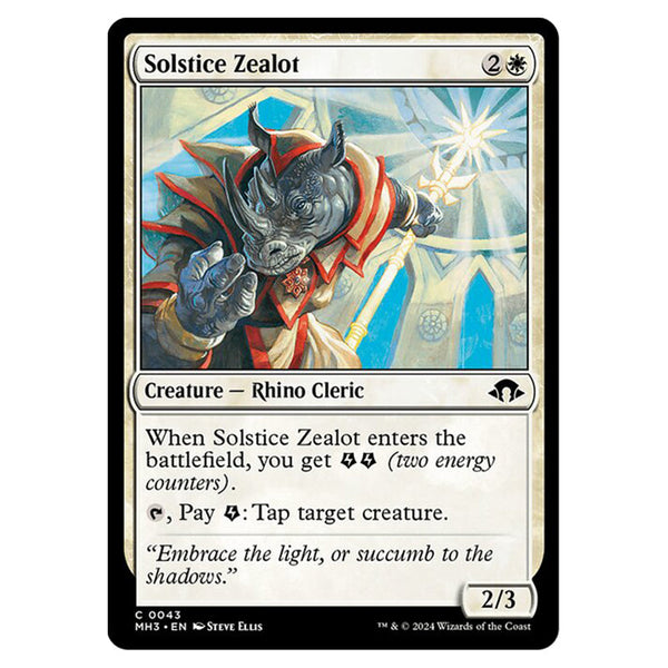 Magic The Gathering Modern Horizons 3 Solstice Zealot 0043